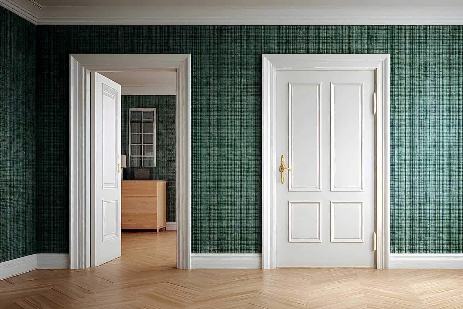 vecteezy_an-empty-elegant-room-features-textured-green-wallpaper_72690811