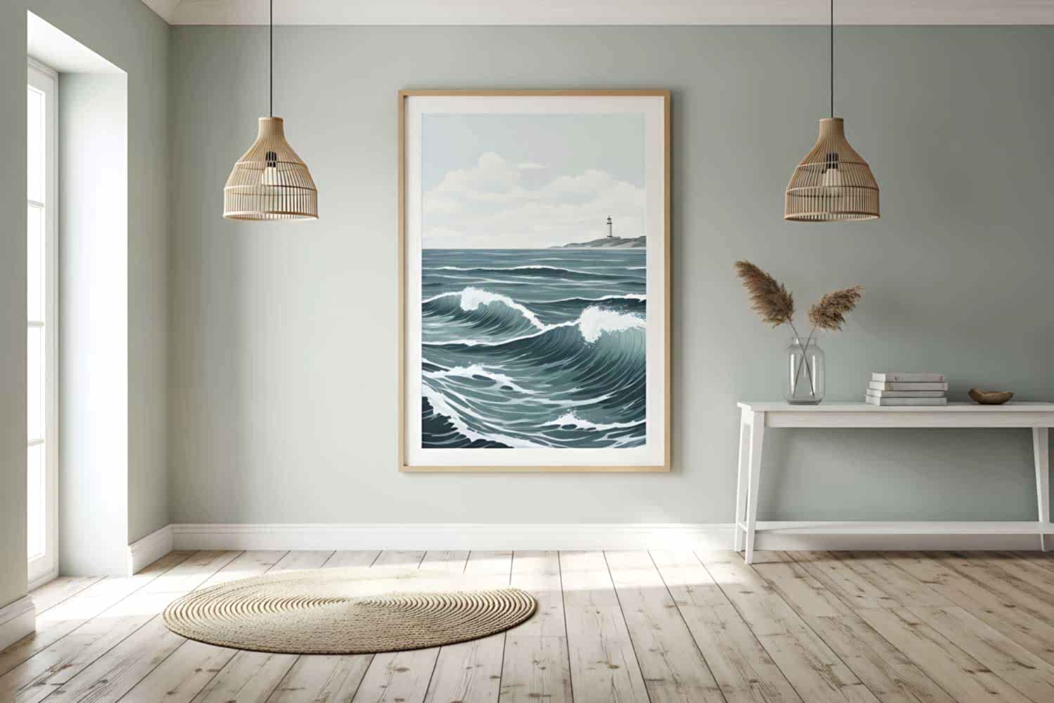 vecteezy_coastal-interior-design-with-ocean-art-modern-home-decor_72492927