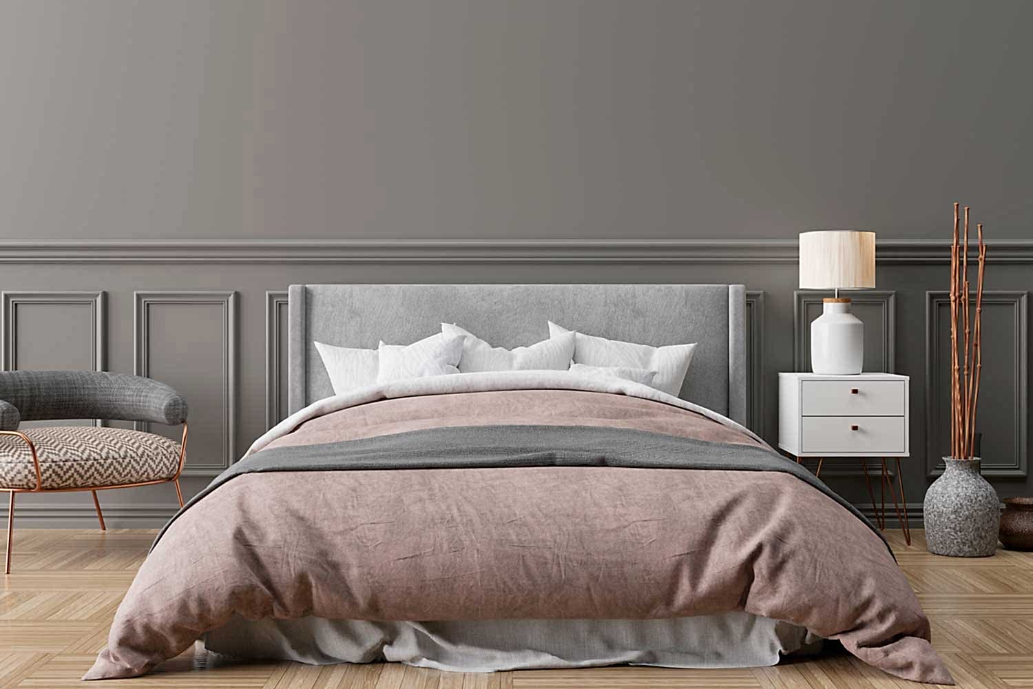 vecteezy_empty-grey-wall-in-modern-and-cozy-bedroom-mock-up-interior_15184059