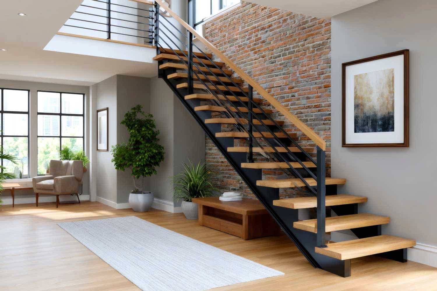vecteezy_modern-home-interior-featuring-stylish-wooden-staircase-and_73288251